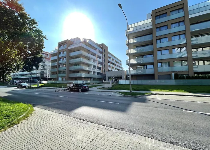 Baltic Style Spa Apartment - Free Swimming Pool, Saunas & Fitness - Kasprowicza 20